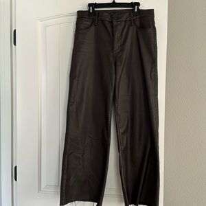 Kut from the Kloth Meg Coated Wide Leg Denim